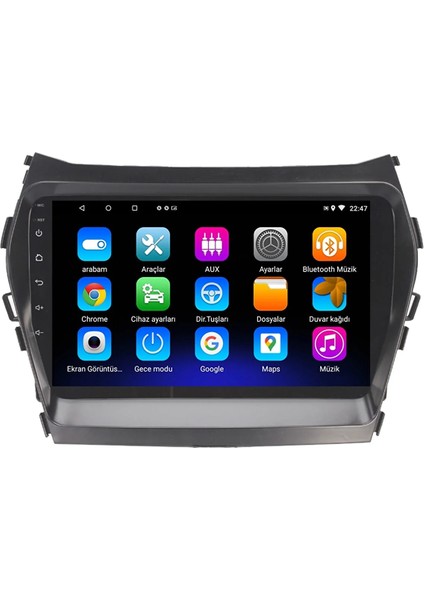 Hyundai İX45 (2013) Android 12 Carplay Navigasyon Multimedya - 2gb Ram 32GB HDD fiyatları