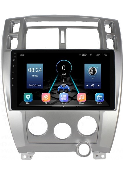 Hyundai Tucson (2005-2010) Android 12 Carplay Navigasyon Multimedya - 4gb Ram 64GB HDD