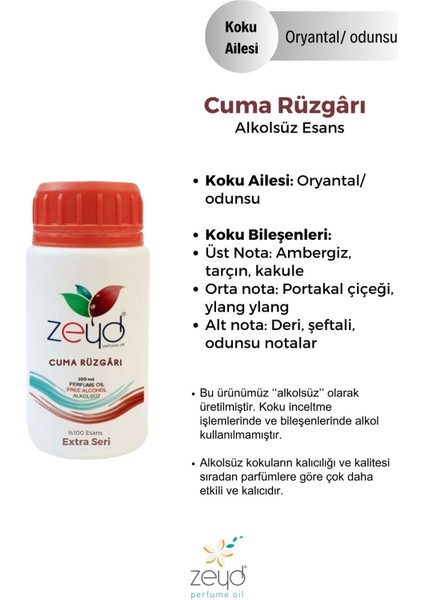 Cuma Rüzgarı Litrelik Parfüm Esansı - 100 ml Extra