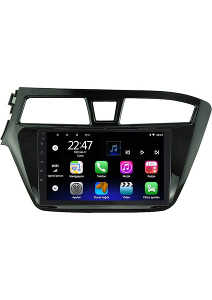 Hyundai I20 (2018-2020) Android 12 Carplay Navigasyon Multimedya - 2gb Ram 32GB HDD