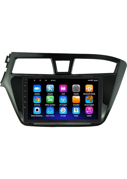 Hyundai I20 (2018-2020) Android 12 Carplay Navigasyon Multimedya - 2gb Ram 32GB HDD fiyatları