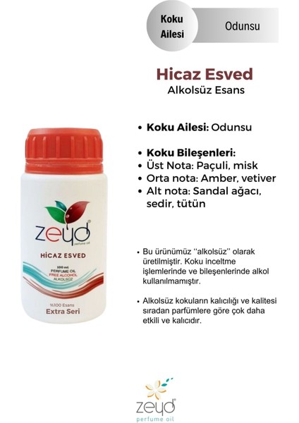 Hicaz Esved Litrelik Parfüm Esansı - 100 ml Extra