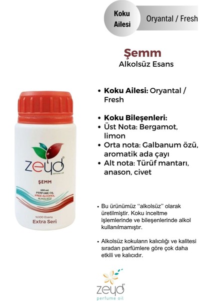 Şemm Litrelik Parfüm Esansı - 100 Ml Extra