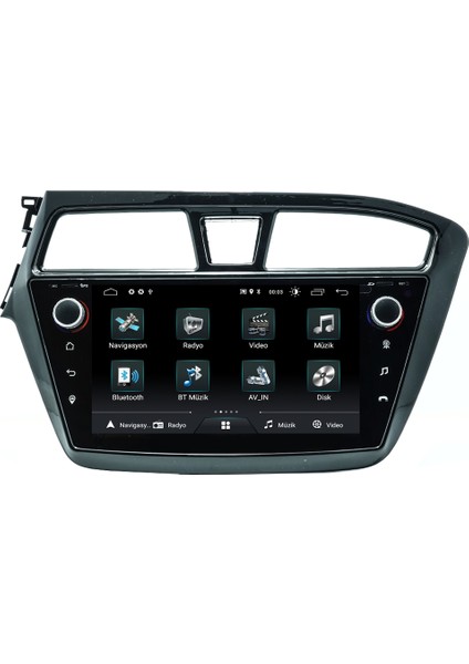 Hyundai I20 (2014-2017) Android 12 Carplay Navigasyon Multimedya - 2gb Ram 32GB HDD