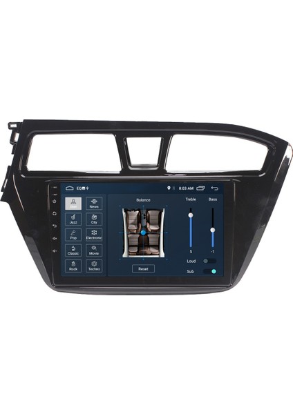 Hyundai I20 (2014-2017) Android 12 Carplay Navigasyon Multimedya - 2gb Ram 16GB HDD