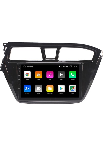 Hyundai I20 (2014-2017) Android 12 Carplay Navigasyon Multimedya - 2gb Ram 16GB HDD