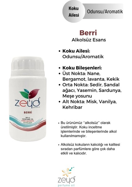 Berri Litrelik Parfüm Esansı - 100 Ml