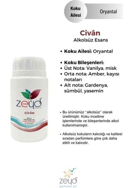 Civan Litrelik Parfüm Esansı - 100 Ml