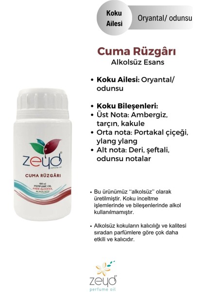 Cuma Rüzgarı Litrelik Parfüm Esansı - 100 Ml