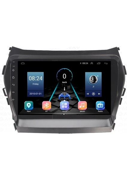 Hyundai İX45 (2013) Android 12 Carplay Navigasyon Multimedya - 4gb Ram 64GB HDD