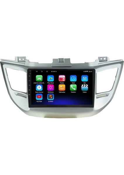 Hyundai Tucson (2015-2018) Android 12 Carplay Navigasyon Multimedya - 2gb Ram 32GB HDD fiyatları