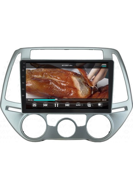 Hyundai I20 (2009-2014) Android Carplay Navigasyon Multimedya - 8gb Ram 128GB HDD