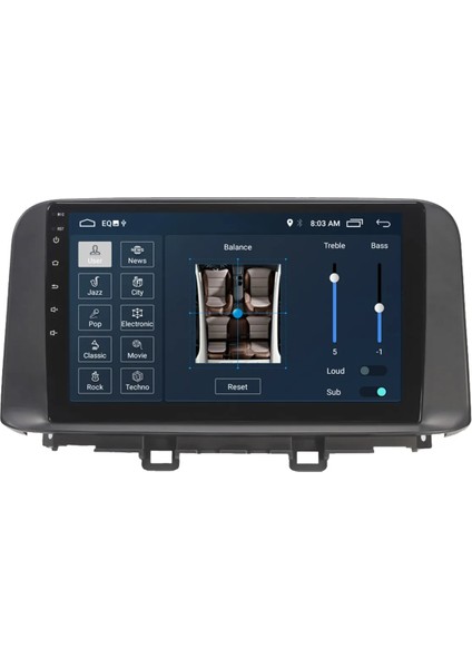 Hyundai Kona (2018-2021) Android 12 Carplay Navigasyon Multimedya - 2gb Ram 32GB HDD modelleri