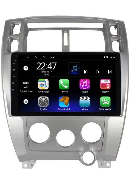 Hyundai Tucson (2005-2010) Android 12 Carplay Navigasyon Multimedya - 2gb Ram 32GB HDD