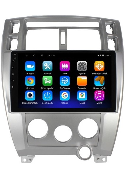 Hyundai Tucson (2005-2010) Android 12 Carplay Navigasyon Multimedya - 2gb Ram 32GB HDD