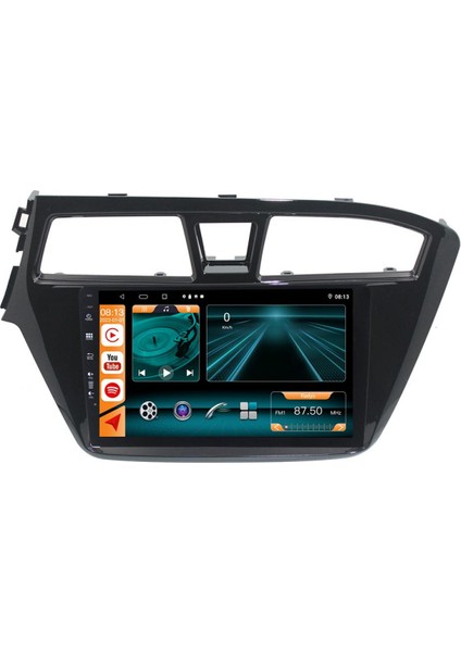 Hyundai I20 (2015-2018) Android 12 Carplay Navigasyon Multimedya - 2gb Ram 32GB HDD