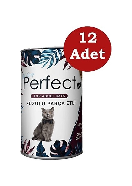 Kuzu Etli 400 gr Kedi KONSERVEX12