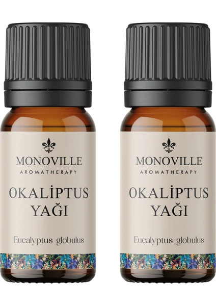 Okaliptus Uçucu Yağı 2'li Set %100 Saf Ve Doğal ( Eucalyptus Oil ) 2x10 ml