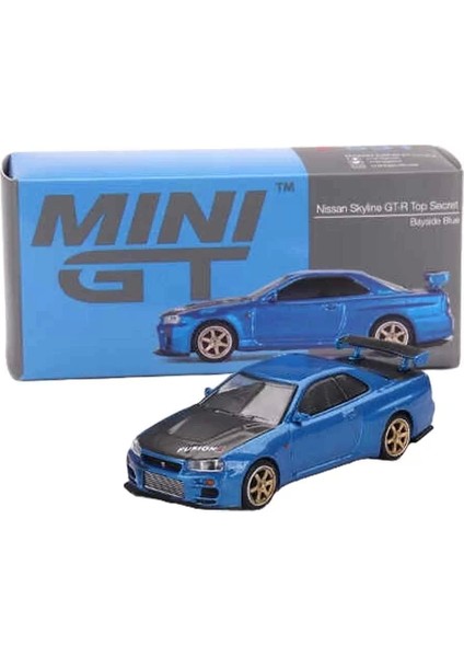 1:64 Nissan Skyline Gt-R Top Secret Bayside Blue