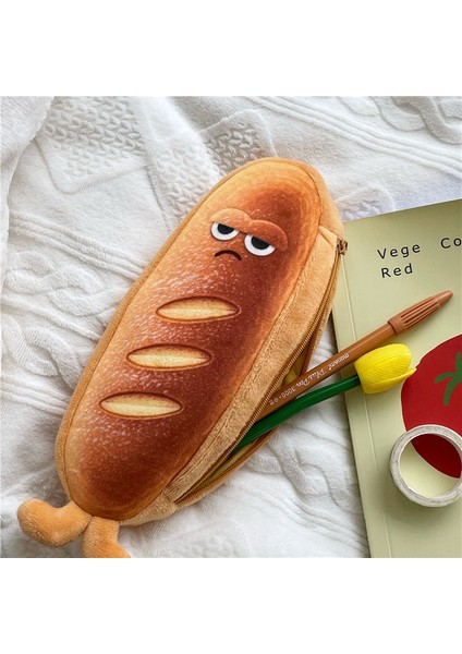 Peluş Ekmek Tost Kırtasiye Kalem Kutusu (Yurt Dışından)