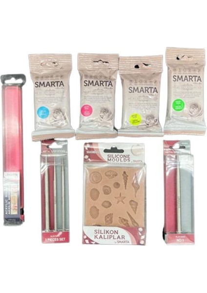 Havayla Kuruyan Modelleme Hamuru Seti-17