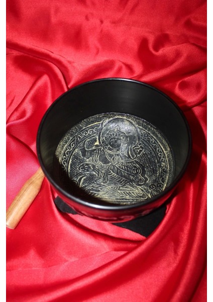 Tibet Çanağı Çanı Kasesi Meditasyon Çanı Yoga Çanı Tibet Çanağı Singing Bowl Siyah modelleri