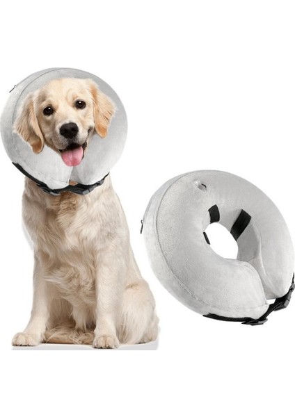 Köpekler ve Kediler Için Şişme Köpek Tasması - M (Yurt Dışından) fiyatları