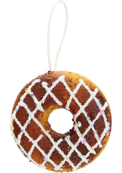 Yılbaşı Süsü Donut 10 cm