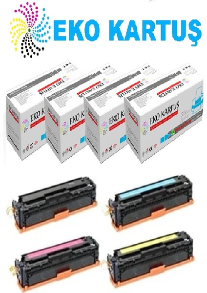 Canon I-Sensys LBP-631CW Muadil Toner Seti Çipli fiyatları