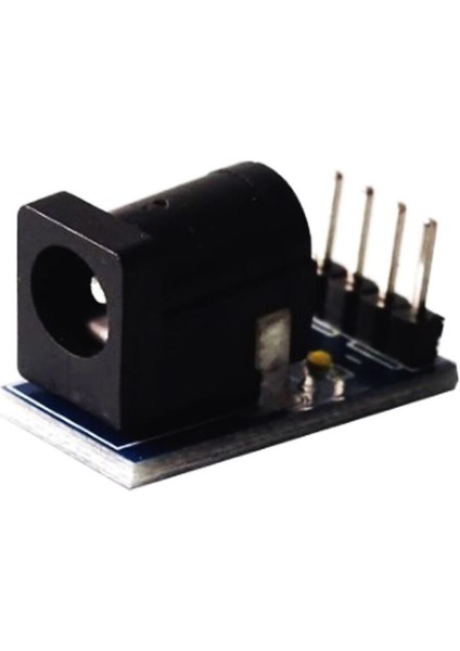 DC-005 5.5 x 2.1 mm Siyah DC Güç Adaptörü Jak Soketi Modülü