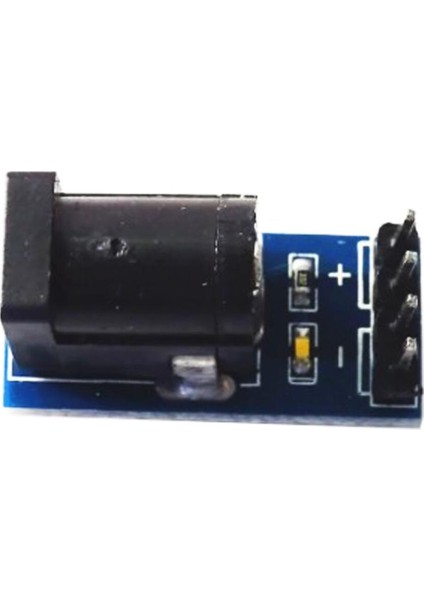 DC-005 5.5 x 2.1 mm Siyah DC Güç Adaptörü Jak Soketi Modülü