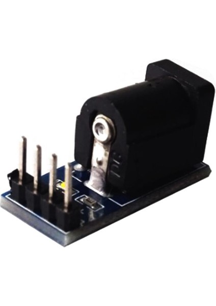 DC-005 5.5 x 2.1 mm Siyah DC Güç Adaptörü Jak Soketi Modülü