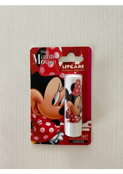 Minnie Mouse Lipcare Böğürtlen Aromalı Dudak Koruyucu
