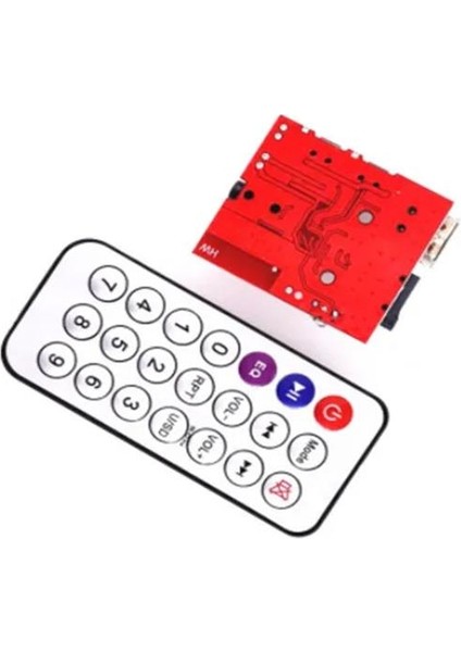 Bluetooth MP3 Modülü (SD Kart Girişi, USB 2.0, Uzaktan Kumanda)