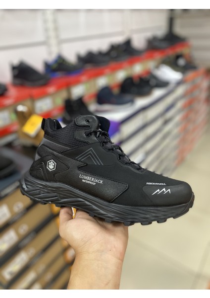 Burk Siyah Waterproof (Su Geçirmez) Softshell Erkek Outdoor Bot