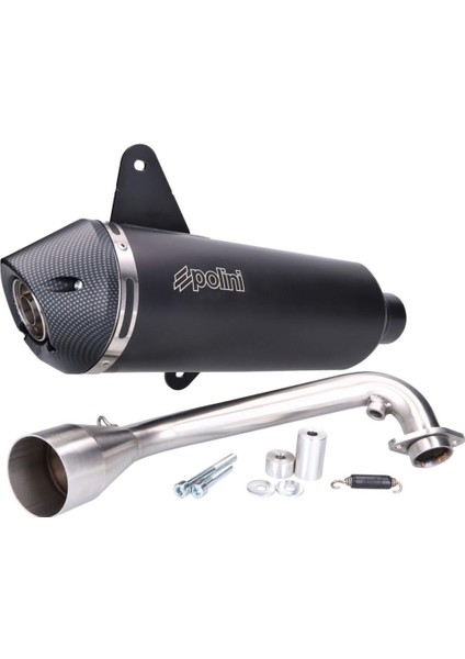 Polını Egzos Vespa Gts 300 Euro5 '2020 Inox+Carbon