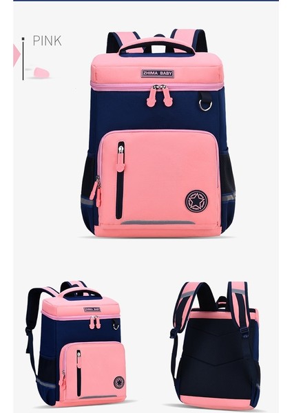 Ilkokul Öğrencileri Sırt Çantası Kore Versiyonu 3-6 Sınıf Çocuk Okul Çantası (Yurt Dışından)