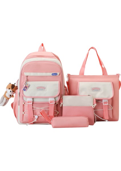Büyük Kapasiteli Çok Parçalı Set Yeni Oxford Kumaş Öğrenci Okul Çantası (Yurt Dışından)