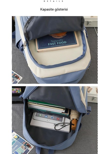 Büyük Kapasiteli Çok Parçalı Set Yeni Öğrenci Okul Çantası Ayı (Yurt Dışından) indirimleri