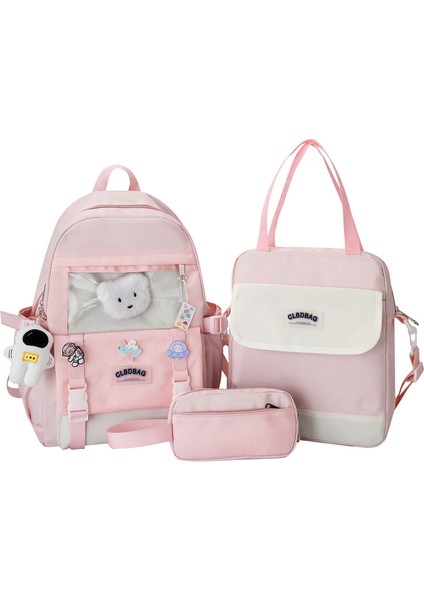 Büyük Kapasiteli Çok Parçalı Öğrenci Okul Çantası Astronot (Yurt Dışından)