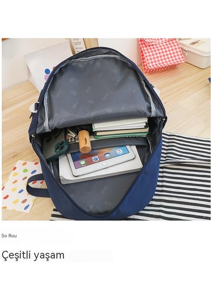 Büyük Kapasiteli Çok Parçalı Moda Öğrenci Okul Çantası Astronot Okul Çantası (Yurt Dışından) indirimleri