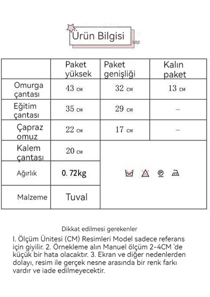 Büyük Kapasiteli Çok Parçalı Set Yeni Öğrenci Okul Çantası Ayı (Yurt Dışından)