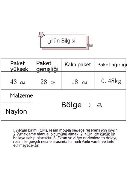 Büyük Kapasiteli Hafif Naylon Sırt Çantası (Yurt Dışından)