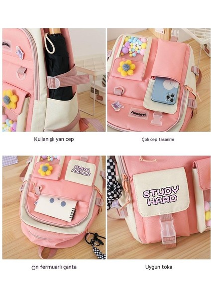 Büyük Kapasiteli Çok Parçalı Öğrenci Okul Çantası (Yurt Dışından) fırsatları