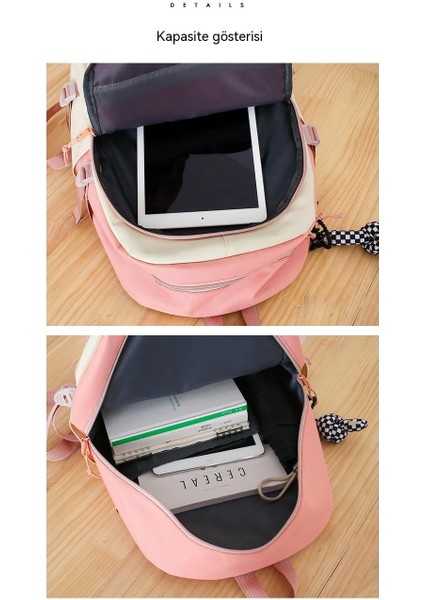 Büyük Kapasiteli Çok Parçalı Öğrenci Okul Çantası (Yurt Dışından) indirimleri