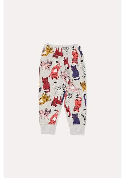 Kız Çocuk Bej Pijama Takımı