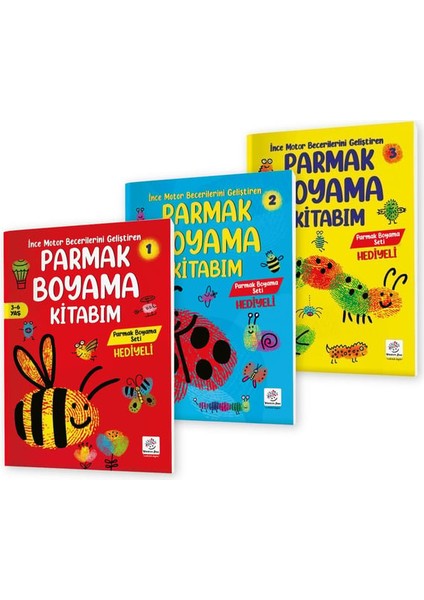 3-6 Yaş Parmak Boyama Kitabım Seti