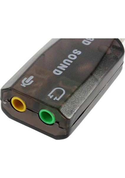 5+1 Harici USB Ses Kartı Mikrofon Hoparlör Birlikte 3.5mm