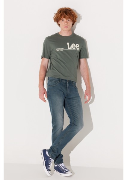Luke Slim Fit Dar Düşük Bel Koyu Mavi Esnek Jean Kot Pantolon modelleri