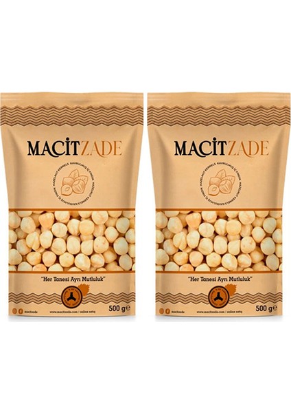 2 Paket Çifte Kavrulmuş Iç Fındık 500 gr 2'li